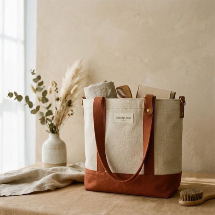 Tote Gaia Reversível - Rosana Reis Ateliê